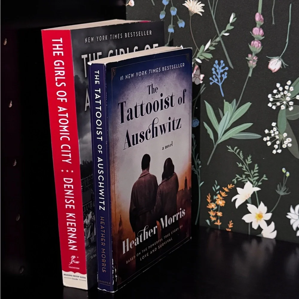 The Girls of Atomic City & The Tattooist of Auschwitz paperback Books